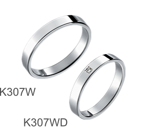 結婚指輪・トゥルーラブK307W